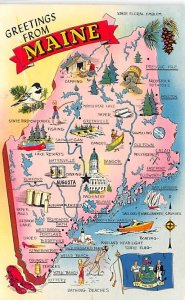 Maine USA Greetings From 1963 