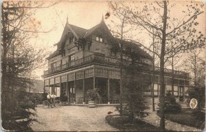 Netherlands Hotel Pension Oranjeoord Hoog Soeren Vintage Postcard 04.09