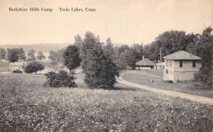 Twin Lake Connecticut Berkshire Hills Camp Scenic View Vintage Postcard AA71797