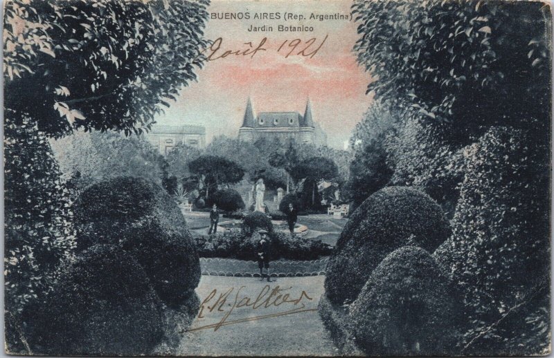 Argentina Buenos Aires Jardin Botanico Postcard C066