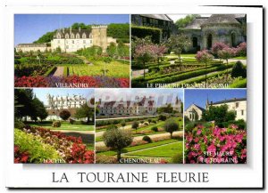 Postcard Modern Touraine Fleurie