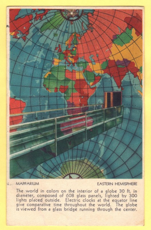 MAPPARIUM, THE CHRISTION SCIENCE PUBLISHING HOUSE BOSTON, MASS SEE SCAN  PC154