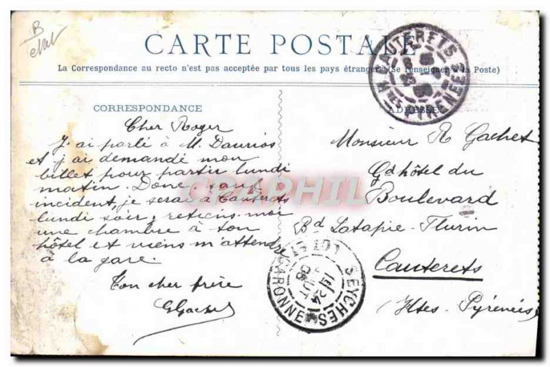 Postcard Old Train Railways of & # 39Ouest Mont Saint Michel