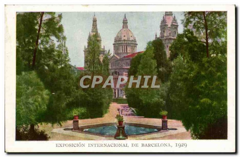 Spain Espana Spain Old Postcard Exposicion Internacional Barcelona 1929