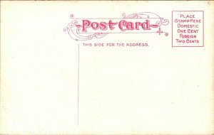 Postcard Birds Eye View from Post Office in Evansville, Indiana~4408