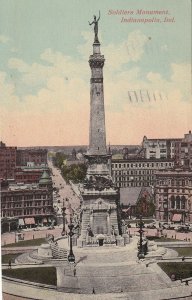 INDIANAPOLIS Indiana PU-1913 Soldiers Monument