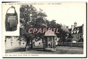 Postcard Abbey of Port Royal des Champs S and O Les Solitaires Wells in which...