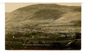 VT - Manchester. Mt. Equinox     RPPC
