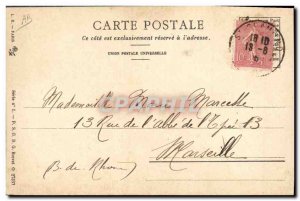 Old Postcard Fantasy Flowers dried Thought