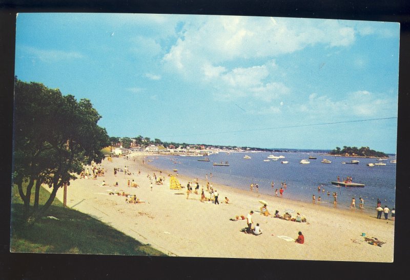 Onset, Massachusetts/MA Postcard, Bathers At Onset Beach, Cape Cod