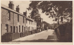 Red Street Southfleet Kent Antique Postcard