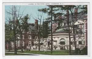 Laurel in the Pines Hotel Lakewood New Jersey 1920s postcard