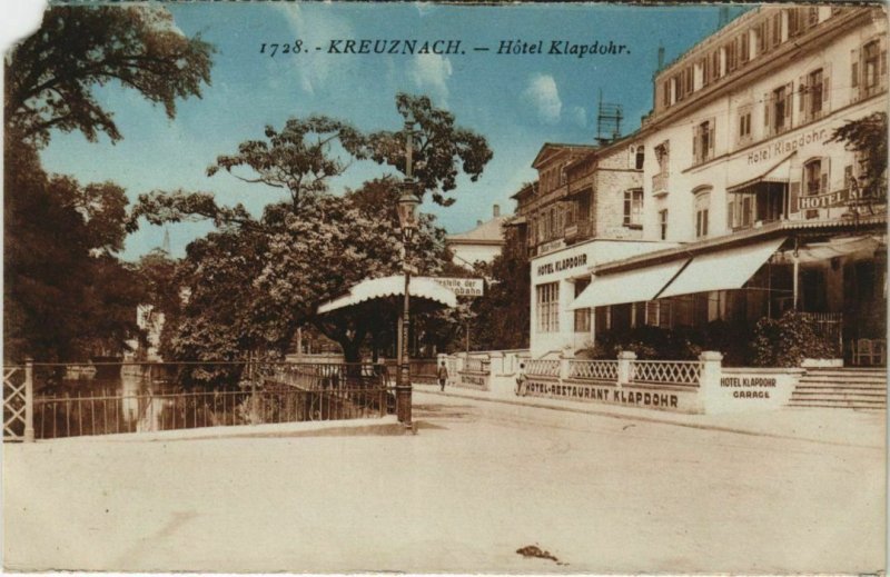 CPA AK Bad Kreuznach Hotel Klapdohr GERMANY (1128905)