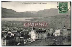 Old Postcard Aix les Bains Vue Generale