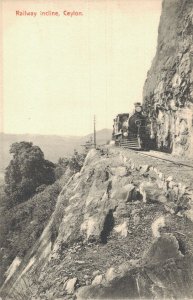 Ceylon Railway Incline Sri Lanka Vintage Postcard 05.72