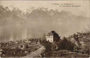 CPA LE CHATELARD Chateau du Chatelard et les Alpes de Savoie (1192977)