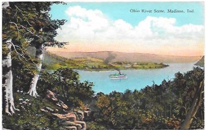 Ohio River scene, Madison, Indiana