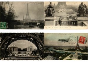 PARIS FRANCE TOUR EIFFEL, EIFFEL TOWER Lot of 600 CPA (L2470)