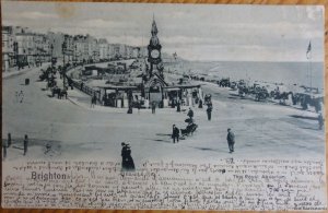 East Sussex BRIGHTON The Royal Aquarium c1901 UB Queen Victoria 1d Lilac Stamp