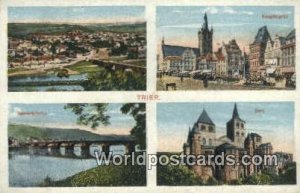 Dom Hauptmarkt Trier German Postcard Germany Post Card