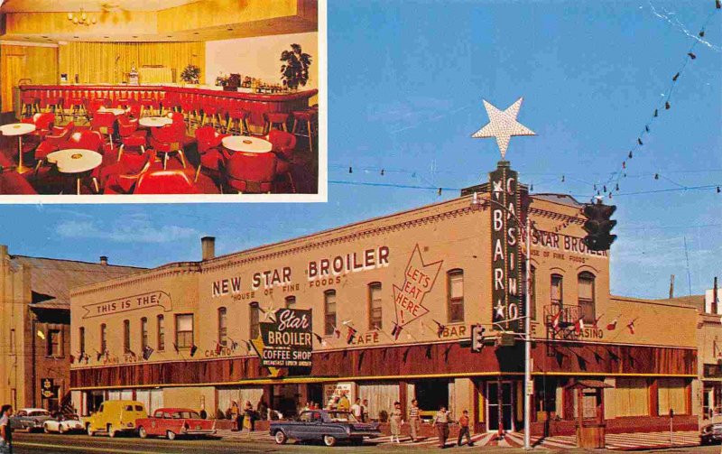Mackie New Star Broiler Coffee Shop US 40 Winnemucca Nevada postcard