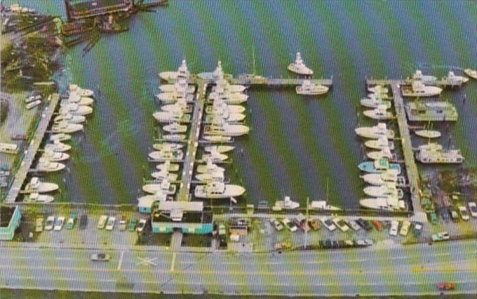 North Carolina Moorehead City Aerial View Of Yacht Basin