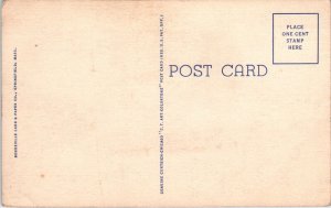 1944 Springfield College Springfield MA Multiview Postcard