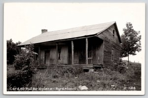 Byrdstown TN RPPC Tennessee Politician Cordell Hull Birthplace Postcard C43