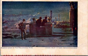 USA Evening Light On Van Ness Avenue Ruins San Francisco Postcard C006