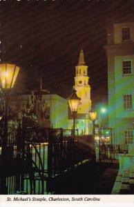 Saint Michaels Steeple Charleston South Carolina