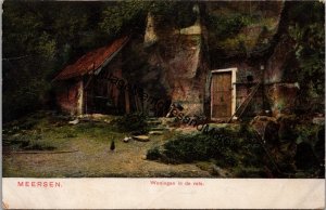 Dwellings in the Rock Meersen Netherlands Postcard PC303