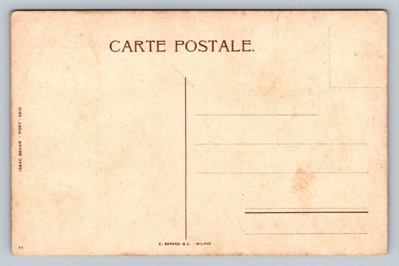 Port Said  Egypt   Postcard