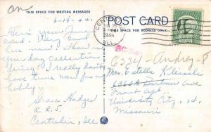 Madisonville Kentucky Post Office Street View Antique Postcard K80924