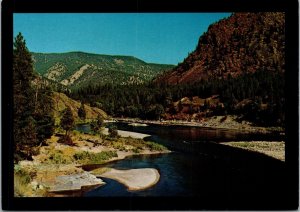 Lower Clark Fork River Missoula Valley Bitterroot Blackroot Montana Postcard