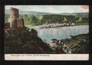 059402 GERMANY Burg Katz mit St.goar und St.Goarshau