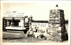 American Island Park Bad Lands Black Hills Yellowstone Postcard Stand Deltiology