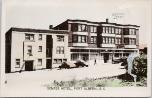 Somass Hotel Port Alberni BC Vancouver Island Gowen Sutton RPPC Postcard G72