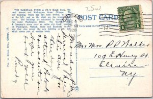 Postcard SHOP SCENE Chicago Illinois IL AM5541