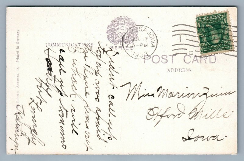ANAMOSA IA ANDERSON'S MILL ANTIQUE POSTCARD