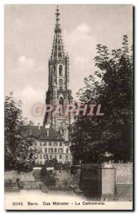 Old Postcard Bern Das Munster La Cathedrale
