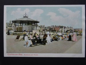 CLACTON ON SEA Bandstand & Parade c1904 Postcard by Pictorial Stationery 1365