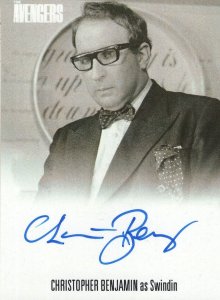 Christopher Benjamin The Avengers Hand Signed Autograph Photo Card
