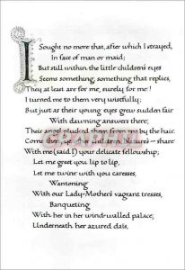 Modern Postcard Page from The Hound of Heaven by Francis Thompson Victoria an...