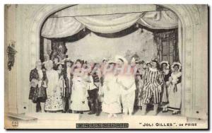 Postcard Old Theater Joli Gilles Poise