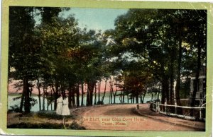 Postcard MA Plymouth County Onset The Bluff near Glen Cove Hotel 1913 H16