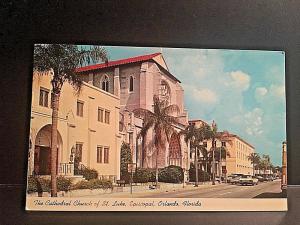 Postcard  The Cathedral  Church of St. Luke Episcopal  , Orlando, FL  X4