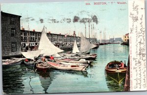Boats at Boston T Wharf