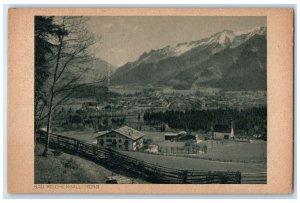 1932 Bad Reichenhall-Nonn With The Latten Mountains Germany Postcard