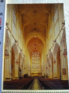 M-300203 Cleaning of the Interior of Bath Abbey Looking East England