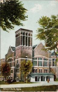 Methodist Church Regina SK Saskatchewan WG MacFarlane Postcard D87